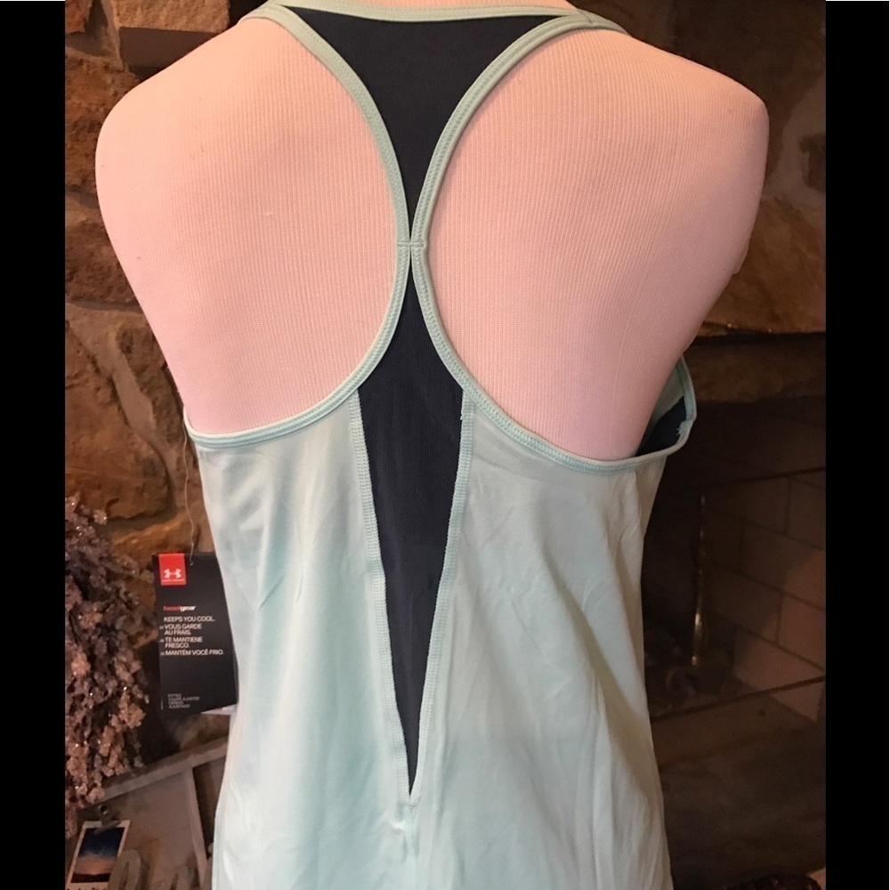 Shades of blue racerback tank, Under Armour